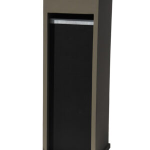 Vrijstaande Brievenbus BR.EX 305 Taupe met Zwart – Modern & Duurzaam Design